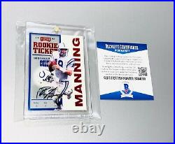 1998 Peyton Manning Playoff Contenders Rookie Ticket Auto Bgs Sp Autograph