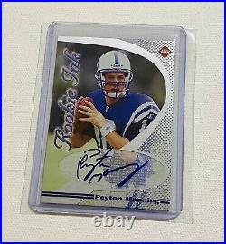 1998 Peyton Manning Rookie Ink Autograph SP Blue Auto Indianapolis Colts Signed