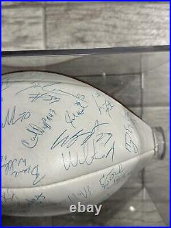 2000-2001 Michigan Wolverines Team Signed Football National Champions Coa Brady