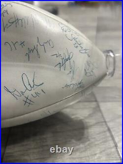 2000-2001 Michigan Wolverines Team Signed Football National Champions Coa Brady