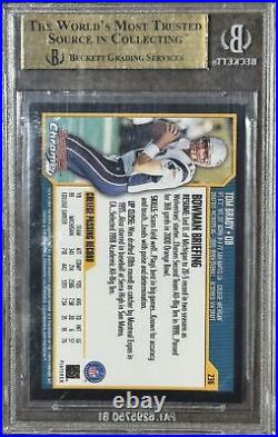 2000 Bowman Chrome Tom Brady #236 BGS