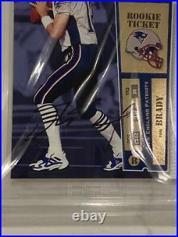 2000 CONTENDERS TOM BRADY AUTO HGA AUTO GRADE 10. Authentic Altered Sold As Is