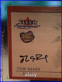 2000 Fleer Autographics TOM BRADY (RC)(AUTO)