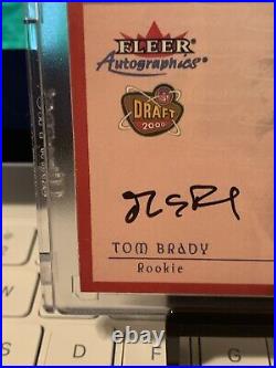 2000 Fleer Autographics TOM BRADY (RC)(AUTO)