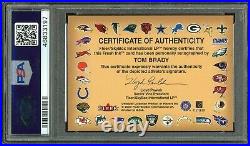 2000 Fleer Autographics Tom Brady Rookie Auto Signed RC Card Certified PSA 7