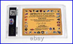 2000 Fleer Autographics Tom Brady Rookie On Card Auto Patriots PSA 8