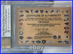 2000 Fleer Tradition Autographics Tom Brady BGS 8 With 10 AUTO Rookie RC PATS
