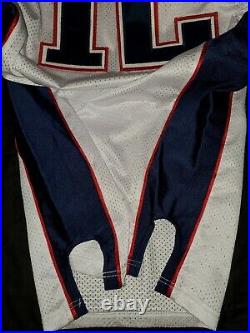 2000 New England Patriots Tom Brady Bench Game Worn Rookie Rc Autograph Jersey