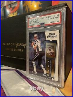 2000 Playoff Contenders #144 Tom Brady RC Rookie PSA Authentic PSA/DNA Cert