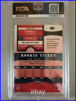 2000 Playoff Contenders #144 Tom Brady Rookie Card PSA 7 NM Auto 9 Beautiful NFL