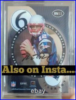 2000 Playoff Contenders BGS 9 MINT AUTO 9 Tom Brady Round Numbers Rookie RC