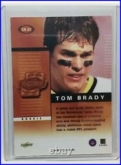 2000 Score Tom Brady Rookie Auto Super Rare On Card Autograph Limited Edition