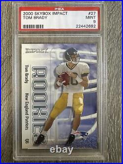 2000 Skybox Impact Tom Brady Rookie