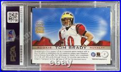 2000 Tom Brady Pacific Crown Royale #2 RC Rookie Signed Autographed PSA/DNA