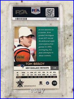 2000 Tom Brady Pacific Vanguard Rookie Rc Mint Only Psa 10 On Ebay $$