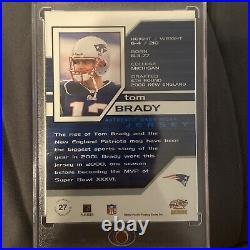 2002 Pacific Game-Worn Jerseys #27 Tom Brady (MEM)