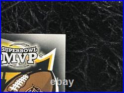 2004 Topps Super Bowl XXXVIII Tom Brady MVP Game Used Ball and On Card Auto