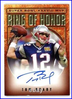 2004 Topps TOM BRADY Ring of Honor AUTO ON CARD EX+ condition #TBR2
