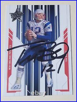 2005 Tom Brady Autographed Leaf Rookies & Stars New England Patriots