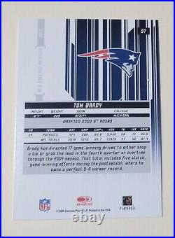 2005 Tom Brady Autographed Leaf Rookies & Stars New England Patriots