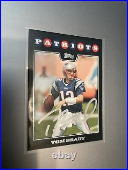 2008 Topps All-star Factory Set #7 Tom Brady Autograph with COA