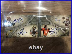 2014 Topps Five Star Quad Auto. Brady Manning Rodgers Brees