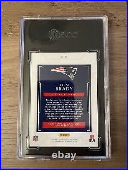 2016 Tom Brady High End National Treasures 5/10 Graded 9.5 and 10 on Card Auto
