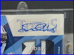 2017 Panini Absolute /10 Derrick Henry Auto SICK Dual TITANS Patches TOTT