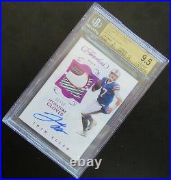 2018 JOSH ALLEN FLAWLESS VERTICAL RUBY #01/10 AUTO RPA RC SWOOSH BGS 9.5+ With10