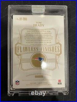 2020 Flawless Tom Brady Super Bowl MVP Inscription Auto Patriots #06/10