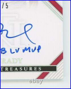 2020 National Treasures Personalized Autograph Tom Brady Inscriptions Auto #5/5