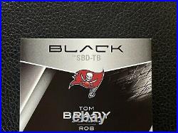 2021 Panini Black Tom Brady & Rob Gronkowski Dual Autograph Super Bowl LIV 2/2