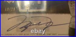 /23 Auto MJ Tributes UD Michael Jordan UNC G/U Jersey Patch BGS 9.5 10 Autograph