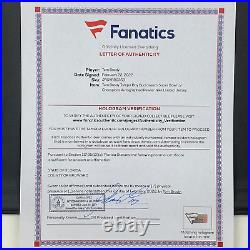 Autographed/Signed Tom Brady Buccaneers Grey Nike LTD Jersey Fanatics COA/LOA