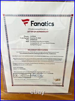 Autographed Tom Brady 27x21 Framed Signed Photo! Fanatics Coa Loa Father's Day