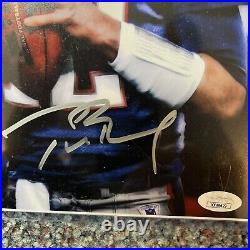 Autographed Tom Brady 8x12 Photo Patriots JSA LOA Lot #4589