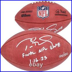 Autographed Tom Brady Buccaneers Football Fanatics Authentic COA Item#12698718