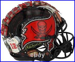 Autographed Tom Brady Buccaneers Helmet