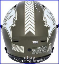 Autographed Tom Brady Buccaneers Helmet Fanatics Authentic COA Item#11868304