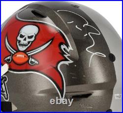 Autographed Tom Brady Buccaneers Helmet Fanatics Authentic COA Item#11984925