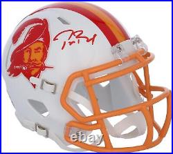 Autographed Tom Brady Buccaneers Mini Helmet Fanatics Authentic COA