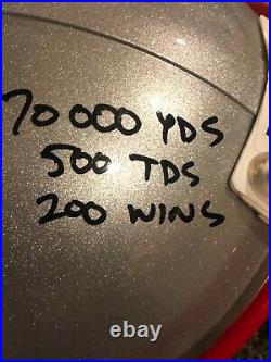Autographed Tom Brady Patriots Authentic Helmet F/S TRISTAR HEAVILY INSCRIBED