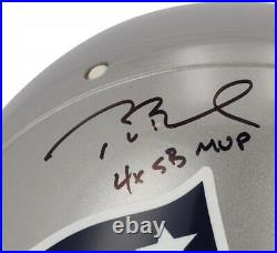 Autographed Tom Brady Patriots Helmet Fanatics Authentic COA Item#11313156