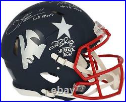Autographed Tom Brady Patriots Helmet Fanatics Authentic COA Item#11313157