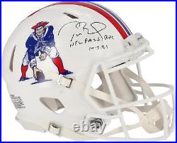 Autographed Tom Brady Patriots Helmet Fanatics Authentic COA Item#11615826