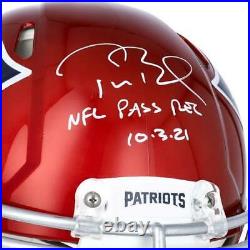 Autographed Tom Brady Patriots Helmet Fanatics Authentic COA Item#11615833