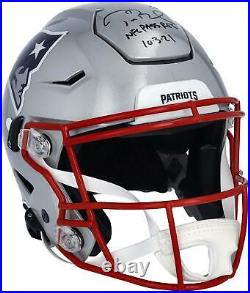 Autographed Tom Brady Patriots Helmet Fanatics Authentic COA Item#11615834