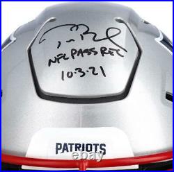 Autographed Tom Brady Patriots Helmet Fanatics Authentic COA Item#11615834