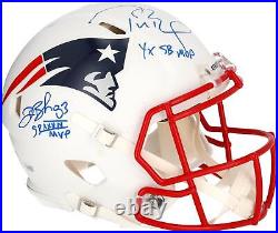 Autographed Tom Brady Patriots Helmet Fanatics Authentic COA Item#12799716