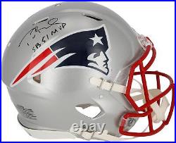 Autographed Tom Brady Patriots Helmet Fanatics Authentic COA Item#13131769